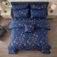 7 Pcs Quilted Comforter Set - Sky Garden