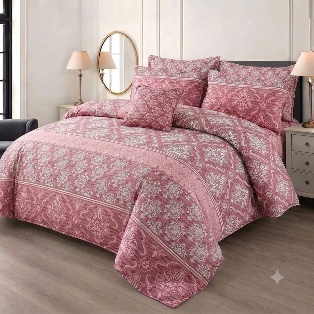 7 Pcs Quilted Comforter Set