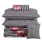 7 Pcs Quilted Comforter Set