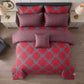 7 Pcs Quilted Comforter Set