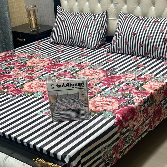 GulAhmed 3Pcs Bedsheet -36