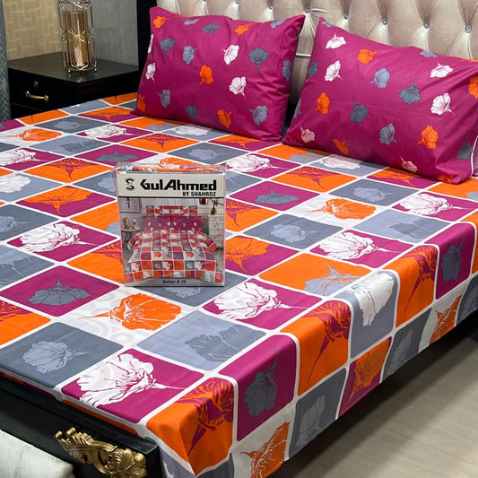 GulAhmed 3Pcs Bedsheet -22