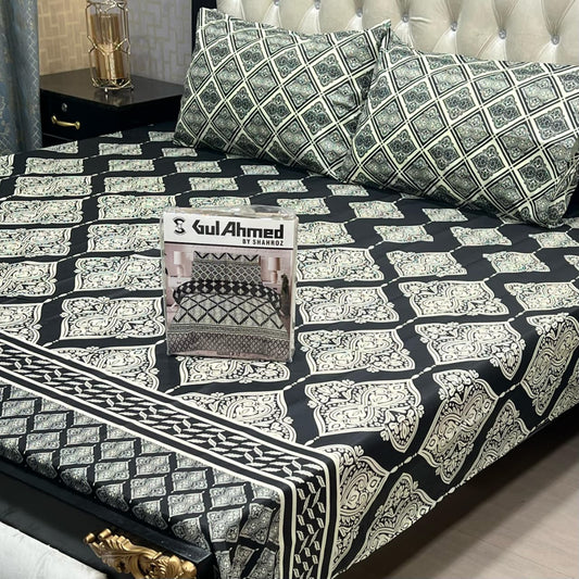 GulAhmed 3Pcs Bedsheet -24