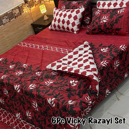 6 PCs Vicky Razai Set