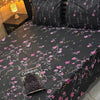 Al karam 3 Pcs Bedsheet - Midnight