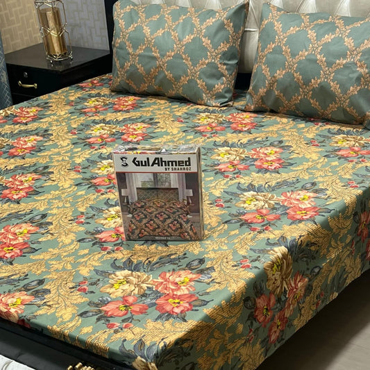 GulAhmed 3Pcs Bedsheet -26