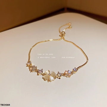 TBCH364 XST Flower Layer Bracelet - TBCH