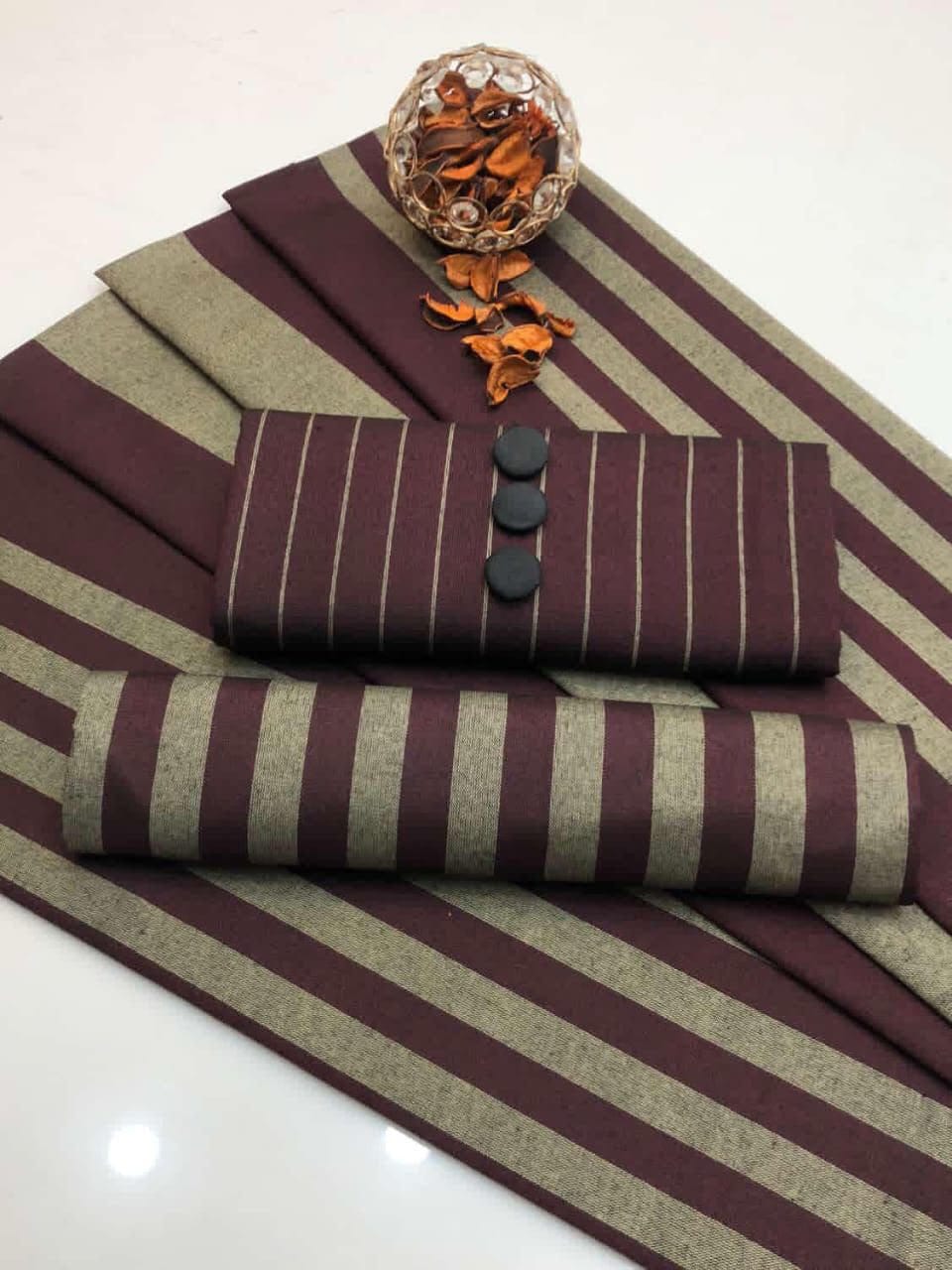 3PC Dress Multani Khaadi Sussi - Mehroon