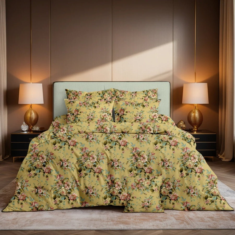 4 Pcs Quilted Comforter Set – 033