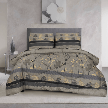 4 Pcs Quilted Comforter Set – 015