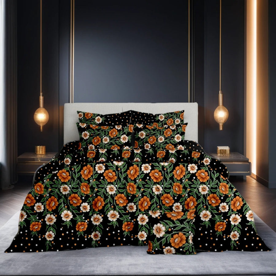 4 Pcs Quilted Comforter Set – 030