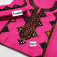2PC CROSS STITCH EMB SUIT Pink