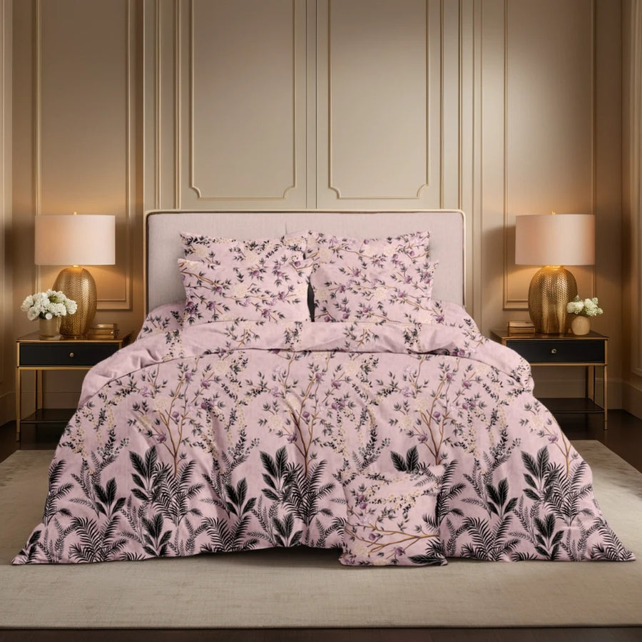 4 Pcs Quilted Comforter Set – 034