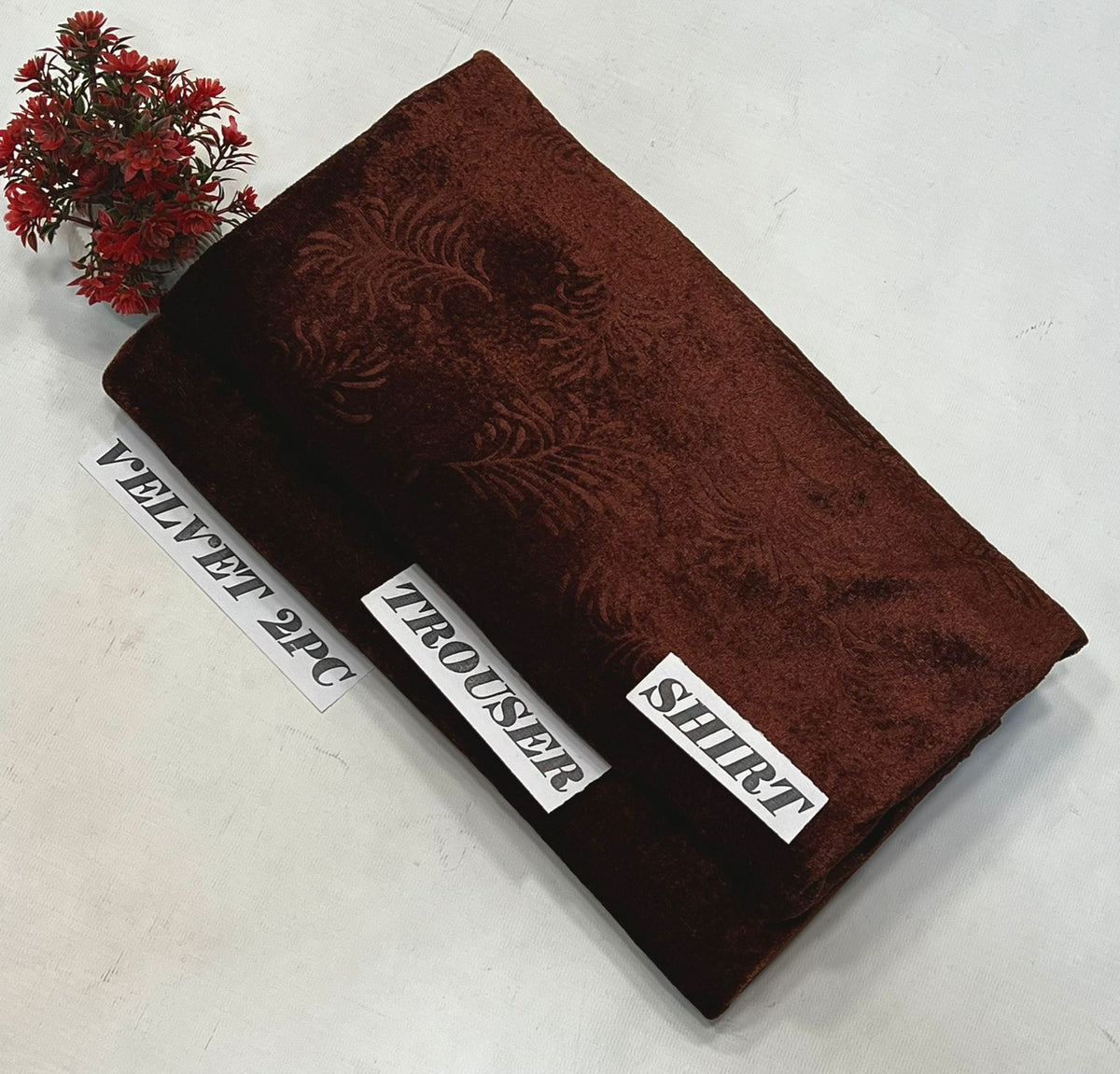 2pc Korean velvet 14
