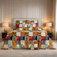4 Pcs Quilted Comforter Set – 031
