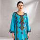 2PC CROSS STITCH EMB SUIT Ferozi