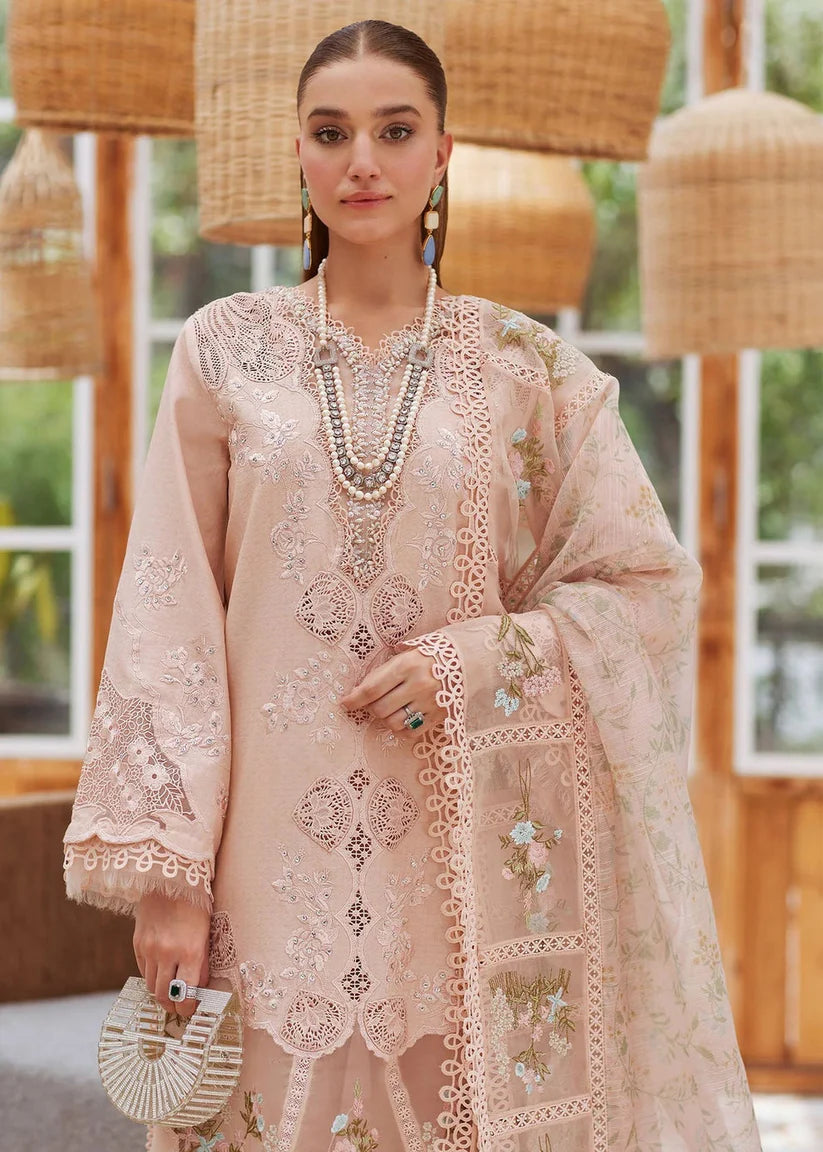 CRIMSON | DREAMY PEACH | UNSTITCHED LAWN 3PC