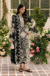 BIN_ILYAS Lawn 90/70 EMBROIDERED 3PC WITH EMBROIDERED SHAWL