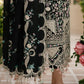 BIN_ILYAS Lawn 90/70 EMBROIDERED 3PC WITH EMBROIDERED SHAWL