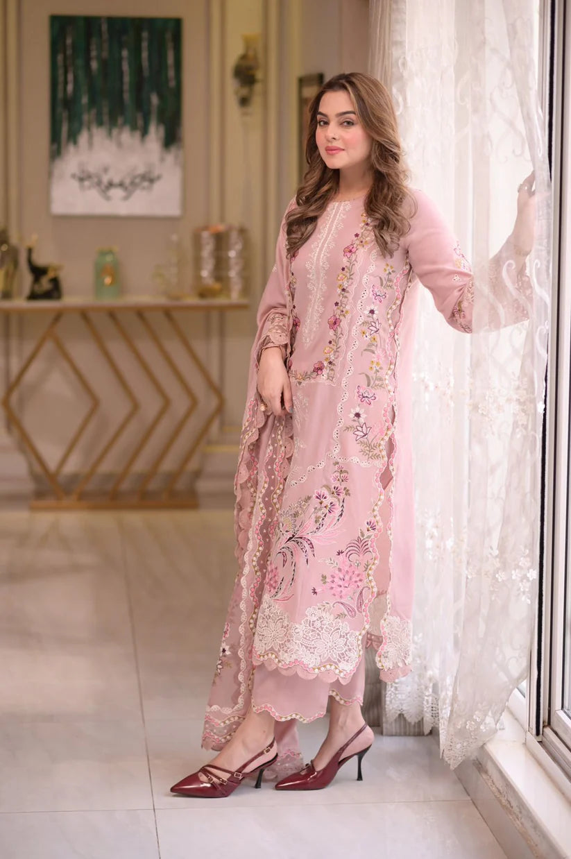 Alhamdulilla* *Aneelas MOST DEMANDING EDITION* *03PCS UNSTITCHED SUIT* *FABRIC Lawn 90’88*