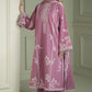CROSS STITCH LUXURY WINTER UNSTITCHED EMBROIDERED 3PC WITH Lawn 90/70 EMBROIDERED SHAWL