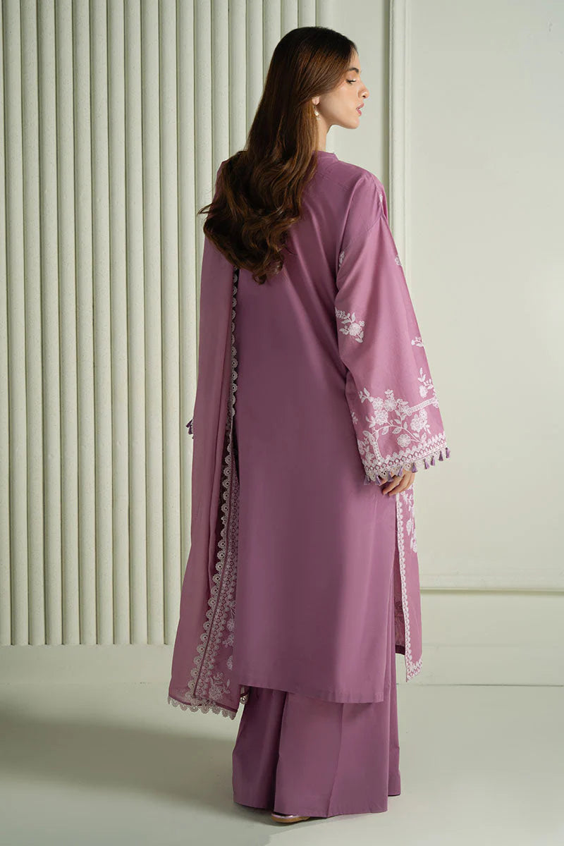 CROSS STITCH LUXURY WINTER UNSTITCHED EMBROIDERED 3PC WITH Lawn 90/70 EMBROIDERED SHAWL
